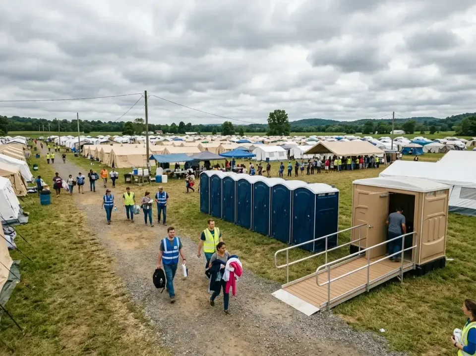 disaster-relief-camp-restrooms-010 — frequently asked questions, Dumpster & Portable Bathrooms Rental in Johnston City, IL